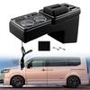 Sporacingrts Console Box for the New Step Wagon Spada and RP8 Smart Console with Drink and USB Port RP6, RP7, - Armrest, Storage, Holder, LED,