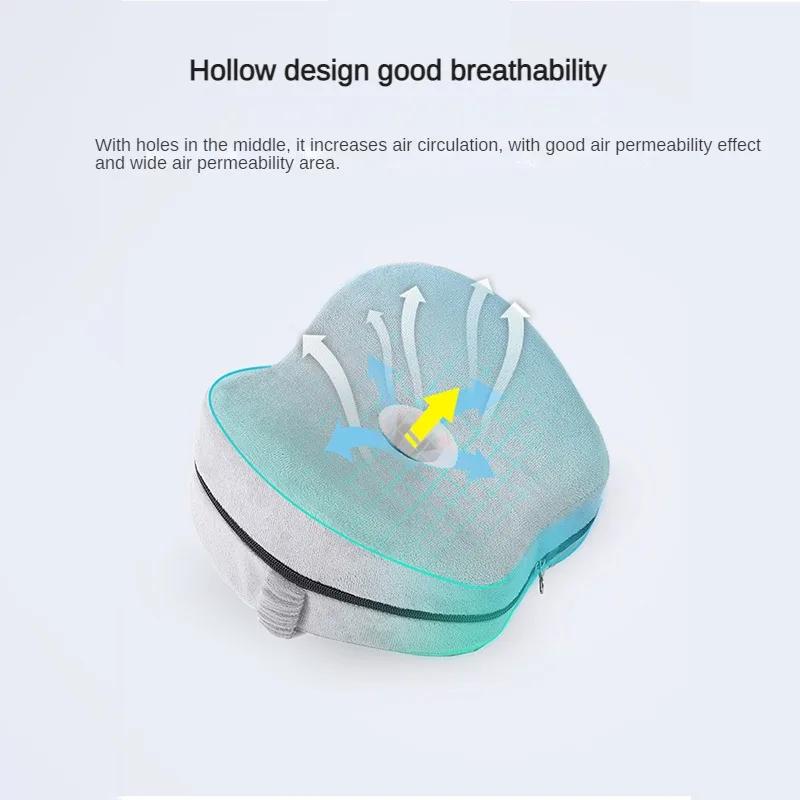 Подушка для ног Apple clamp Ортопедическая подушка Home Медленно восстанавливающаяся хлопковая дышащая подушка для колена Подушка для ног для сна на боку