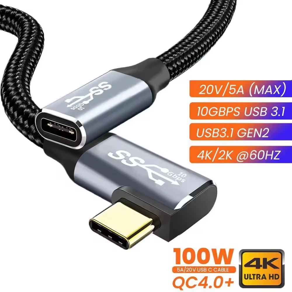 0,5/1/1,5/2/3 м USB 3.2 Gen 2 10 Гбит/с Thunderbolt USB C кабель 5A E-MARK PD100 Вт 4K 60 Гц Питание для ноутбуков Thunderbolt 3 USB3.2 Gen 2