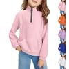 Children's Hoodies Loose Solid Color Hooded Sports Shirt Fashionable Sports Shirt