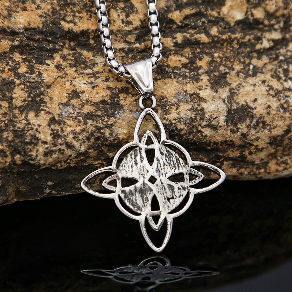 New Viking Celtic Knot Pendant Titanium Steel Retro Personalized Fashion Necklace