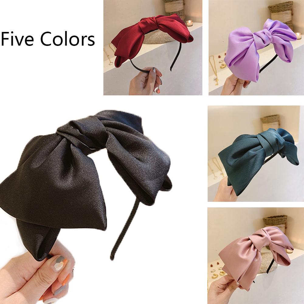 Сладкий и милый головной убор с узлом сверху, милая повязка для волос с бантом, ободок для волос, женский ободок