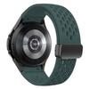Силиконовый ремешок для Samsung Galaxy Watch 6, 5, 4, 40 мм, 44 мм, 5Pro, 45 мм, магнитная пряжка, ремешок 6, классический, 43 мм, 47 мм, браслет без зазоров, 42 мм