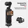 Charging Base For DJI OSMO Pocket 3 1/4 Mount Adapter Connector Folding Holder Tripod Gimbal Camera Quick Release Accessory