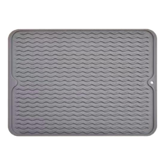 Silicone Drain Mat Anti-slip Base Food Grade Easy To Clean Cookware Drying Tray Air Circulation Drain Mat