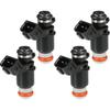 Форсунка топливная № 16450-PLC-003 Форсунка системы впрыска топлива для Honda Civic 2001-2005 DX, LX 1.7L для двигателя Honda 1.7L D17A6 Черная 4 шт.