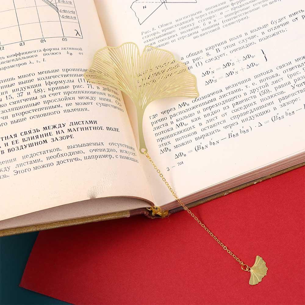 Holder Vintage Retro Book Clip Page Clip Hollow Book Mark Metal Bookmark Leaf Bookmark Bookmark