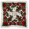 70*70cm Babushka Square Bandana Women Floral Print Russian National Scarf