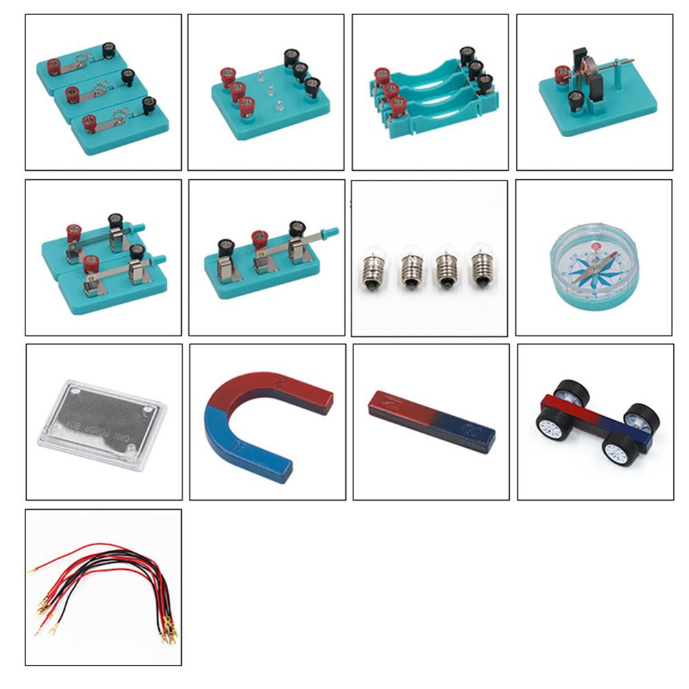 Физическая детская игрушка Электричество Магнетизм Физика Наука Базовый эксперимент по схеме Детский обучающий инструмент