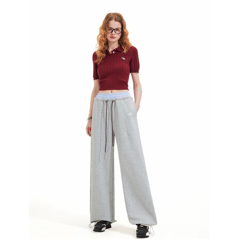 unifree Dual Waist Miu Style Loose Wide-Leg Trousers