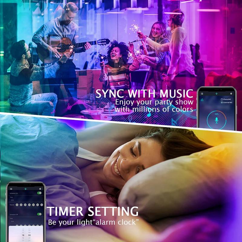 1-30 м USB светодиодные ленты RGB 5050 Bluetooth лента для комнаты светодиодные Luces гибкая лента лампа настольный экран ТВ фоновое освещение