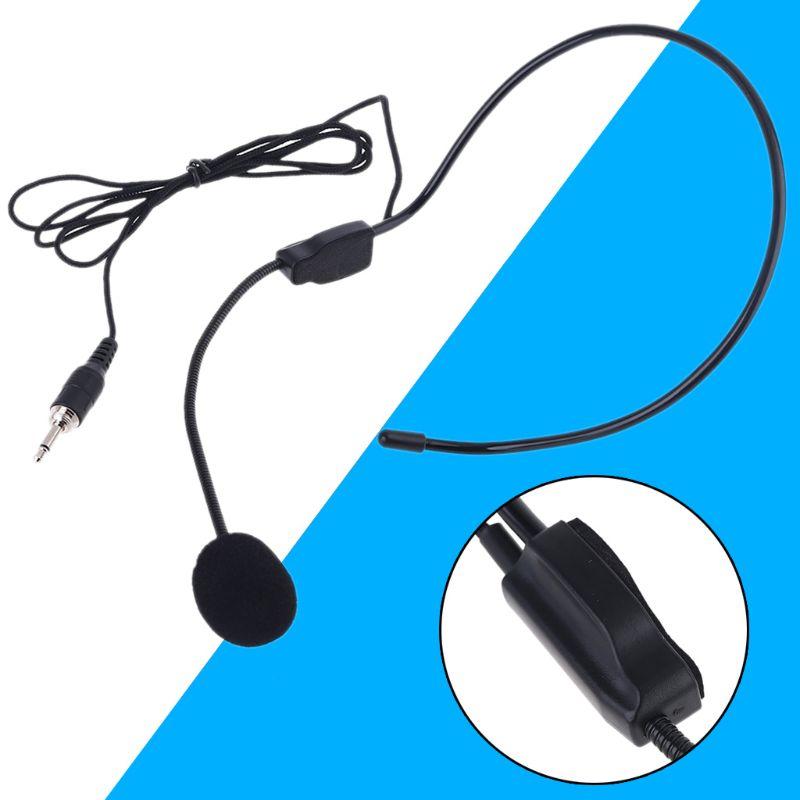 Noise Cancelling Mic Professional Microphone Mini Mobile Phone Mic 3.5mm Plug for Loudspeaker for Tour Guide Teaching