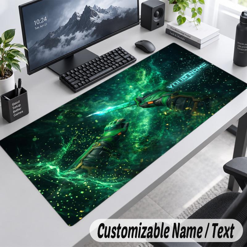 Counter-Strike Personalized Large Mouse Pad Custom Name Text Extended Desk Mat Gaming Mousepad