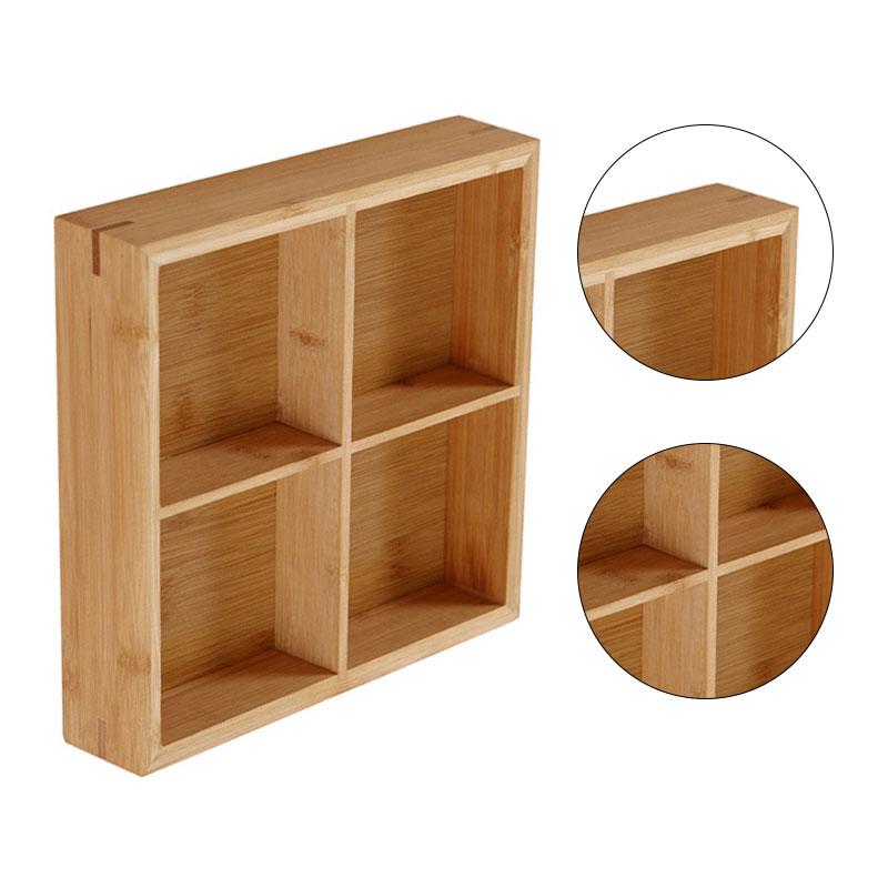 Разделенный деревянный поднос Разделенный деревянный поднос Многосекционный сервировочный поднос для ресторанов Hot Pot Тарелка для суши Деревянный сервировочный поднос