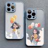 Милый мультяшный чехол для телефона с девочкой для iPhone 15 Чехлы iPhone 11 12 13 14 15 Pro Max Mini 14 7 8 Plus SE XS X XR Ударопрочная задняя крышка