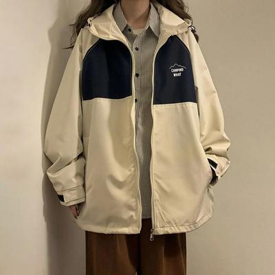 Куртка женская, повседневная спортивная куртка с капюшоном большого размера, куртка с длинными рукавами на молнии