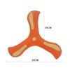 Plastic Three-leaf Cross Flying Disc Soft Spinner Three-Bladed Children Boomerang  Outdoor Toys