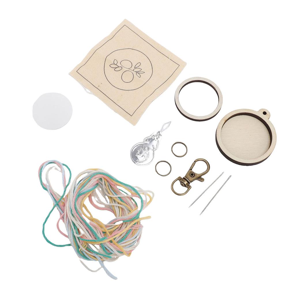 Мини Деревянный Вышивальный Пяльцы Брелок Маленькое Кольцо Крошечные Материалы для Изготовления Ювелирных Изделий для Ожерелья Серьги Подвески Круглый