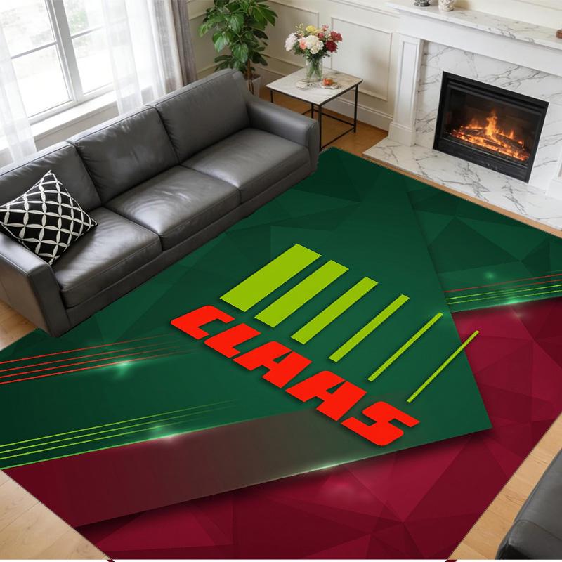 CLAAS Print Crystal Velvet Plush Rug Wear?Resistant Anti?Slip Floor Mat For Indoor Household Decoration