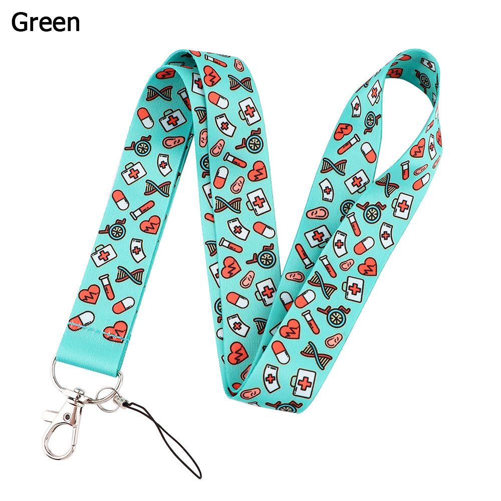 Держатель для мобильного телефона, брелок для ключей, шейные ремни, шнурок для медсестры, брелок для ключей, чехол для удостоверения личности врача, медицинские аксессуары