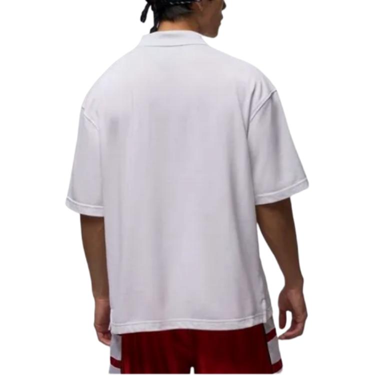 Jordan Button Logo Short Sleeve Polo Shirt Men tops IB1041-100