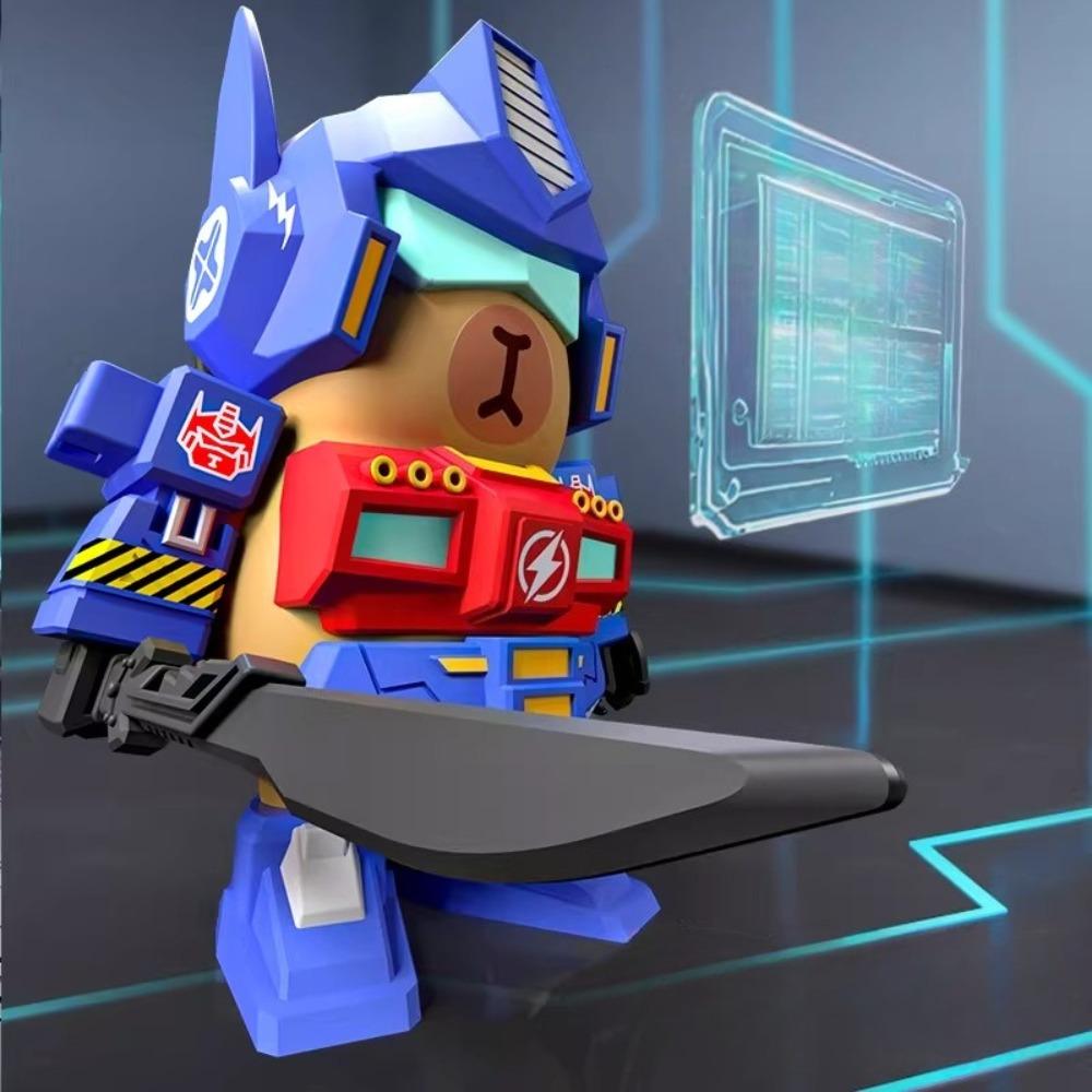 3 Style Capybara Magnetic Assembly Model Toy Movable Joints Decorations for Dwarves Robot Mecha Kits Models Toys Gifts