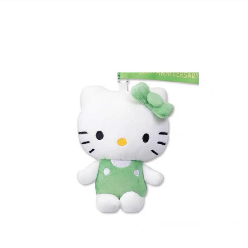 Очаровательная плюшевая игрушка Hello Kitty Подарок к 50-летию Мягкая и приятная на ощупь Брелок-аксессуар