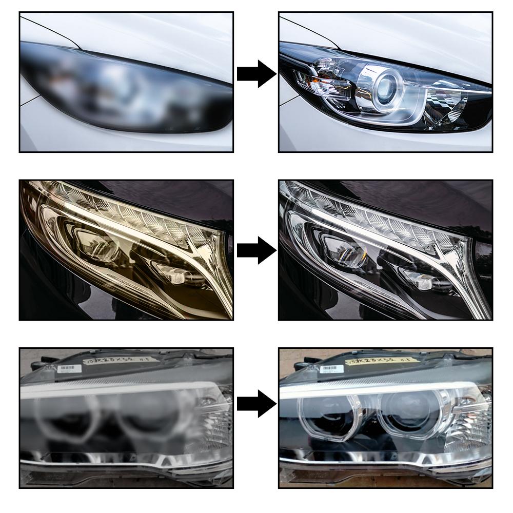 Набор для восстановления автомобильных фар, средство для ухода за автомобильными фарами, набор для восстановления автомобильных фар, жидкость для восстановления фар