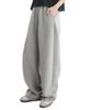 Kobe Lettuce Изогнутые Эластичные Свободные Размер Extra Petite Серые Женские Широкие Спортивные Штаны, Одежда для Отдыха, Стильные, Талия, Посадка, M4050,