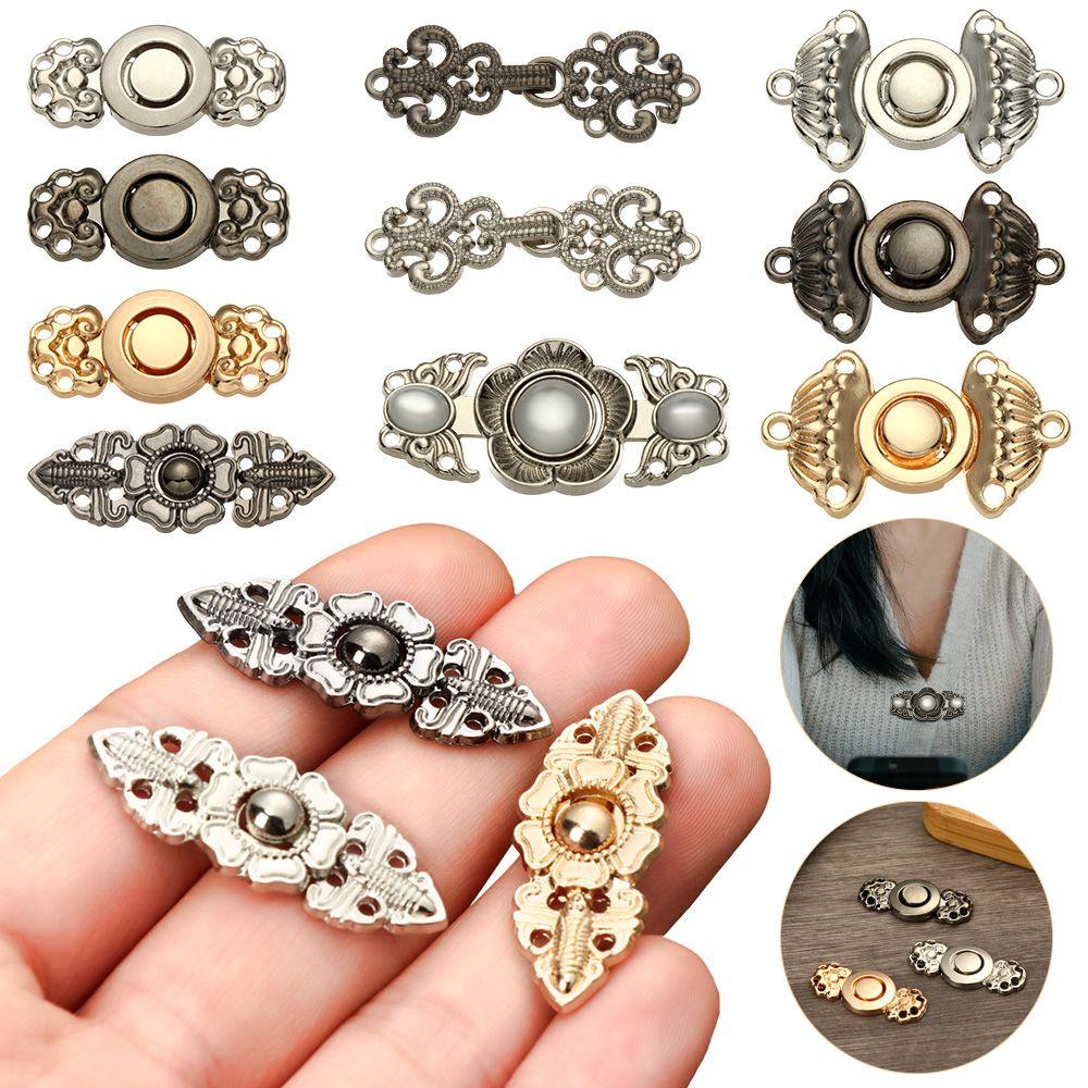 Швейное ремесло Кардиган Застежка для шарфа Накидка Плащ Застежка Пуговица для ципао Соединительная пряжка Металлические пуговицы