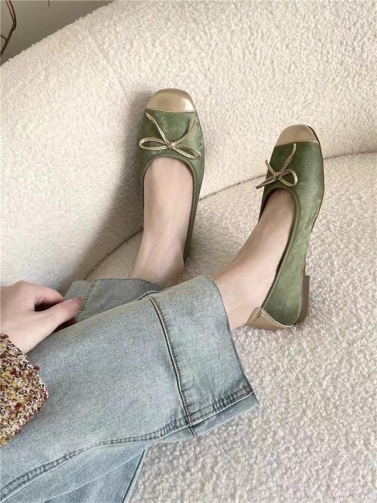 Одиночные туфли Мягкая подошва Плоские балетки