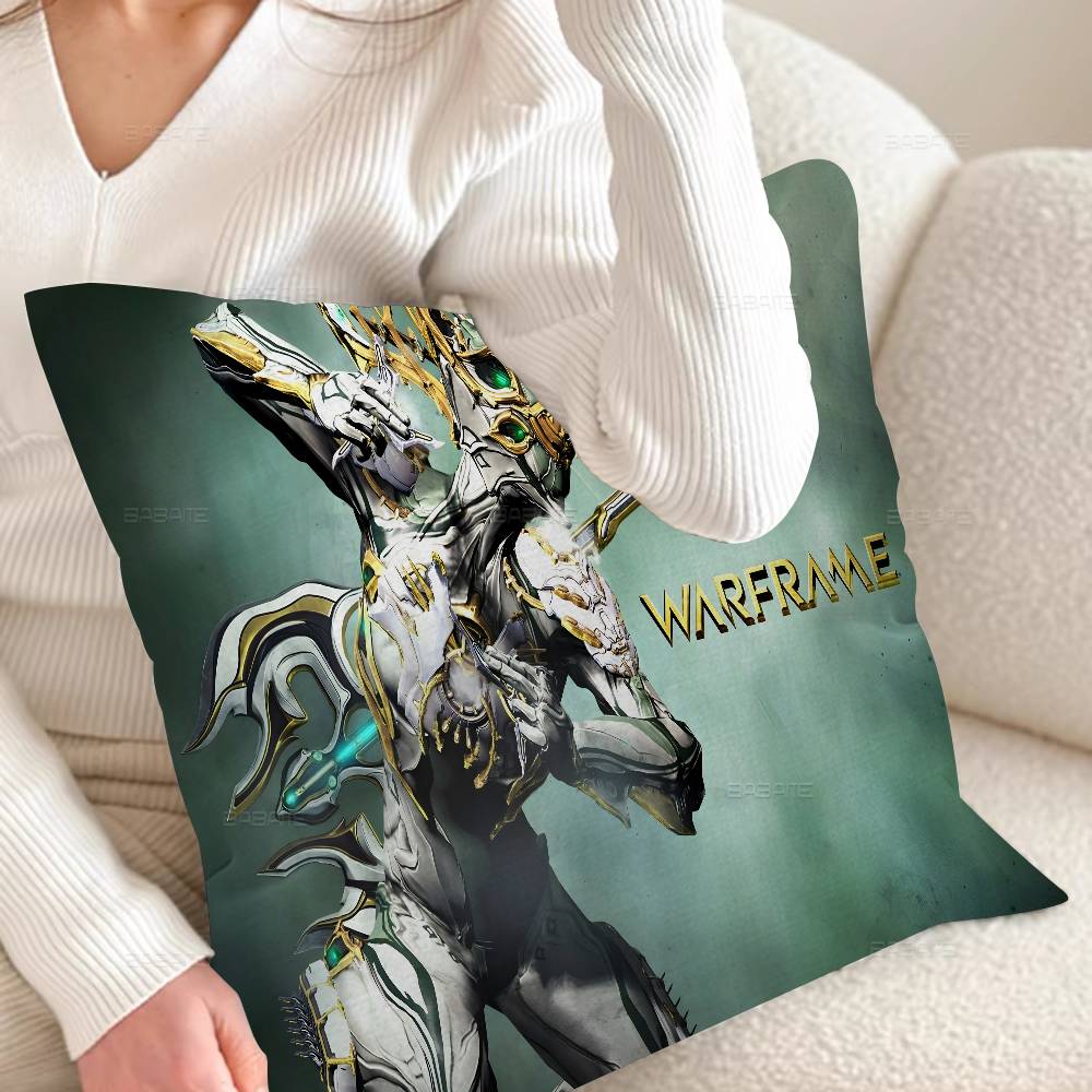 Warframes Gamer Pillowcase Toon Gift Cushion Cover Bedroom Home Sofa Chair Seat Decor Pillow Case