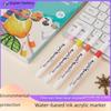 Acrylic Waterproof Marker Set: Smooth, Paper-Safe Paint Pens for DIY, Graffiti, Watercolor Art, Students & Hand-Painted Crafts