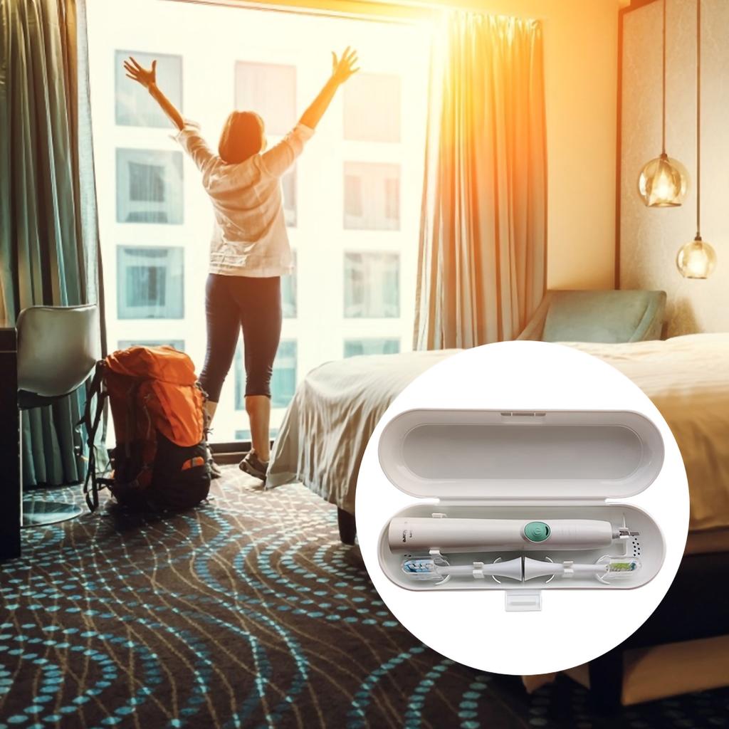 Портативный электрический зубной щетки головки дорожный чехол защита коробка для хранения