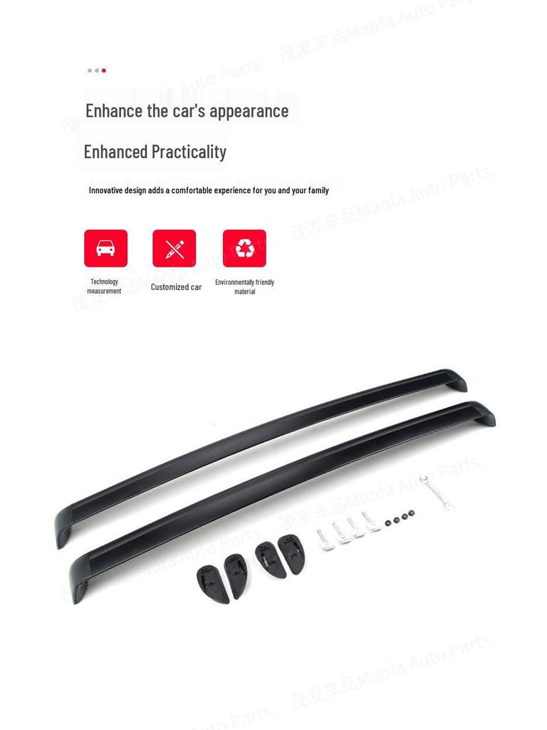 Поперечины для багажа с замком Tesla Model Y - Алюминиевая стойка для перевозки и Мод-аксессуары