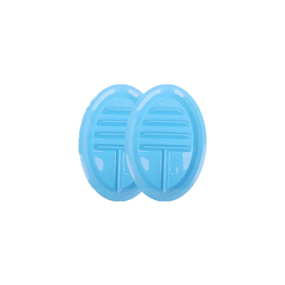 2pcs Oval Taco Plate Divided Taco Holder Tableware Taco Serving Tray Snack