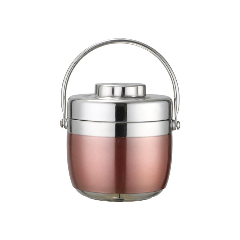 Stainless Steel Insulated Lunch Box 1200/1500ML Thermos Soup Jar Thermal Food Container School