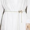 Cool Girls Trendy Pearls Butterfly Metal Waist Chain Dress Decorative Belt Body Chain Waist Cincher Belly Accessories