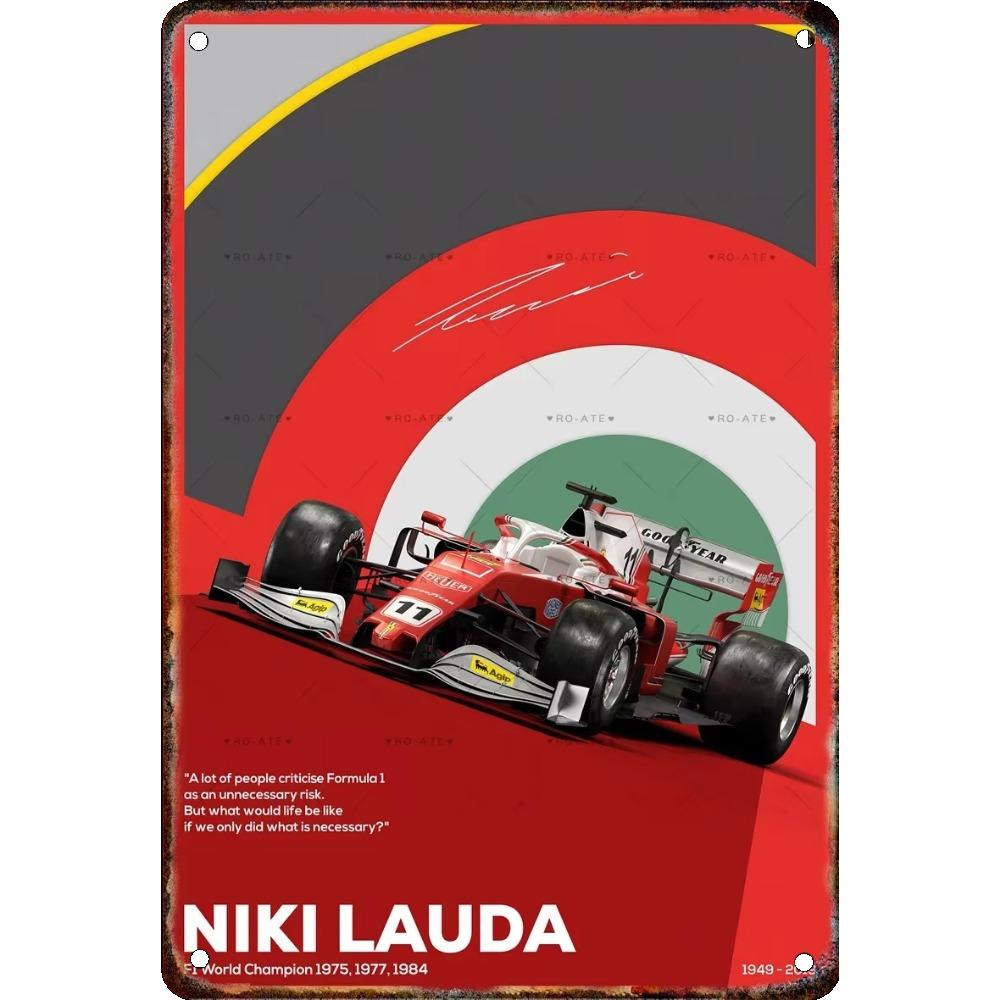 Винтажный постер гонки болидов Формулы, Домашний гараж, Клуб, Современное настенное искусство, Декоративная панель, Фреска, Эстетика