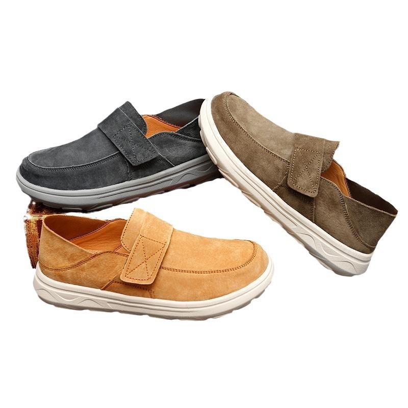 Мужские ботинки, осенняя кожаная повседневная обувь с высоким берцем, модная хлопковая обувь, ботильоны на плоской подошве, деловая уличная обувь, мужские кроссовки, новые