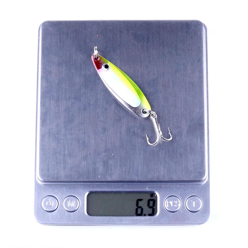 HENGJIA Fishing Lure Spoon 6.5g 5cm Metal Lure Artificial Trout Pike Lures