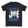 Футболка с принтом Joe Hendry Fun Wrestling JHT для мужчин и женщин, 100% хлопок, повседневная спортивная мужская футболка, летняя с коротким рукавом ...