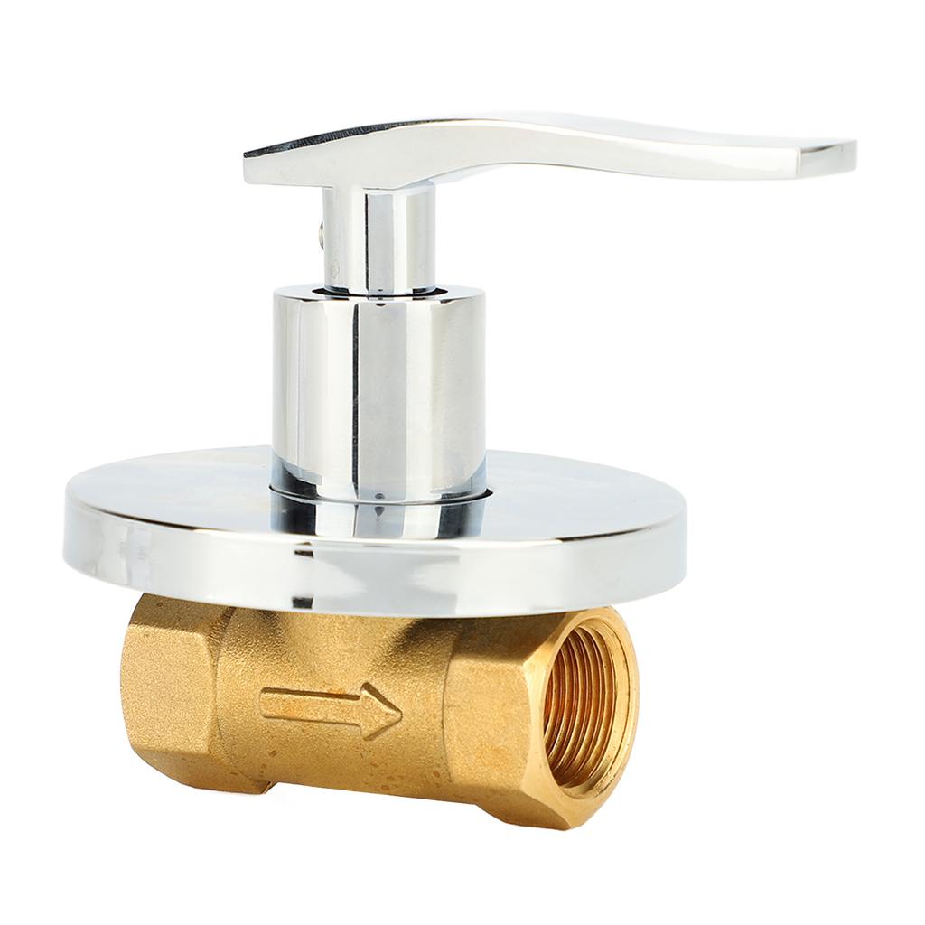 1/2 Angle Valve Copper Leakage Proof Concealed Installation Water Stop Valve for Kitchen Bathroom