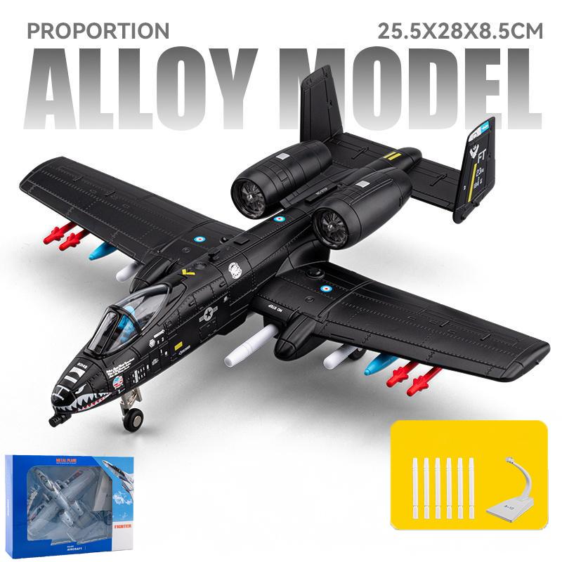 1/62 A-10 Thunderbolt II Warthog Самолет Сплав Металл Литой Модель Самолета Коллекция Любителей Украшения со Звуком и Светом Мальчики
