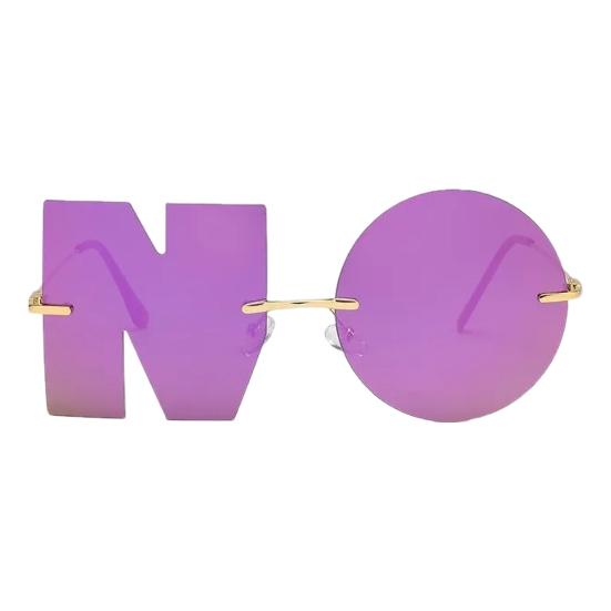 Декоративные очки без линз с индивидуальными буквами, солнцезащитные очки для фотосъемки, без оправы, с защитой от УФ-излучения, с зеркальным отражением, для путешествий на открытом воздухе и пляжа