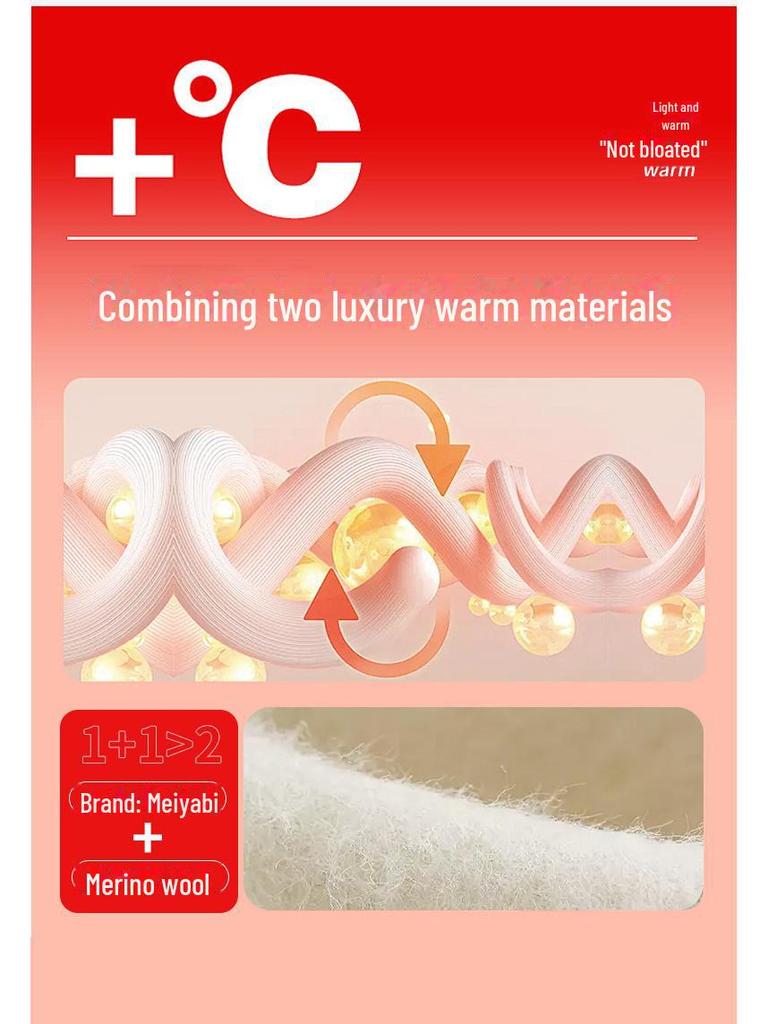 Wool Mid-Neck Slim Fit Women's Long-Sleeve Top, Versatile Autumn/Winter Layering, Warm & Cozy