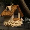 Bird Hut Nest Hanging House for Small Medium Bird Wild BirdhouseS Toy Nest Perches for Courtyards