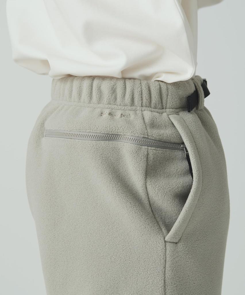 Snow Peak Fleece Pants and Size L Water-Repellent PA-25AU017, Men's Women's, Black,