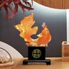 Fish Sculpture Resin Decorative Modern Carp Statue Animal Figurine for Entrance Bookshelf Bedroom