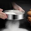 40 Mesh Kitchen Ultrafine Mesh Flour Sifter Professional Round Sieve Stainless Steel Sugar Sieve Cake Baking Strainer